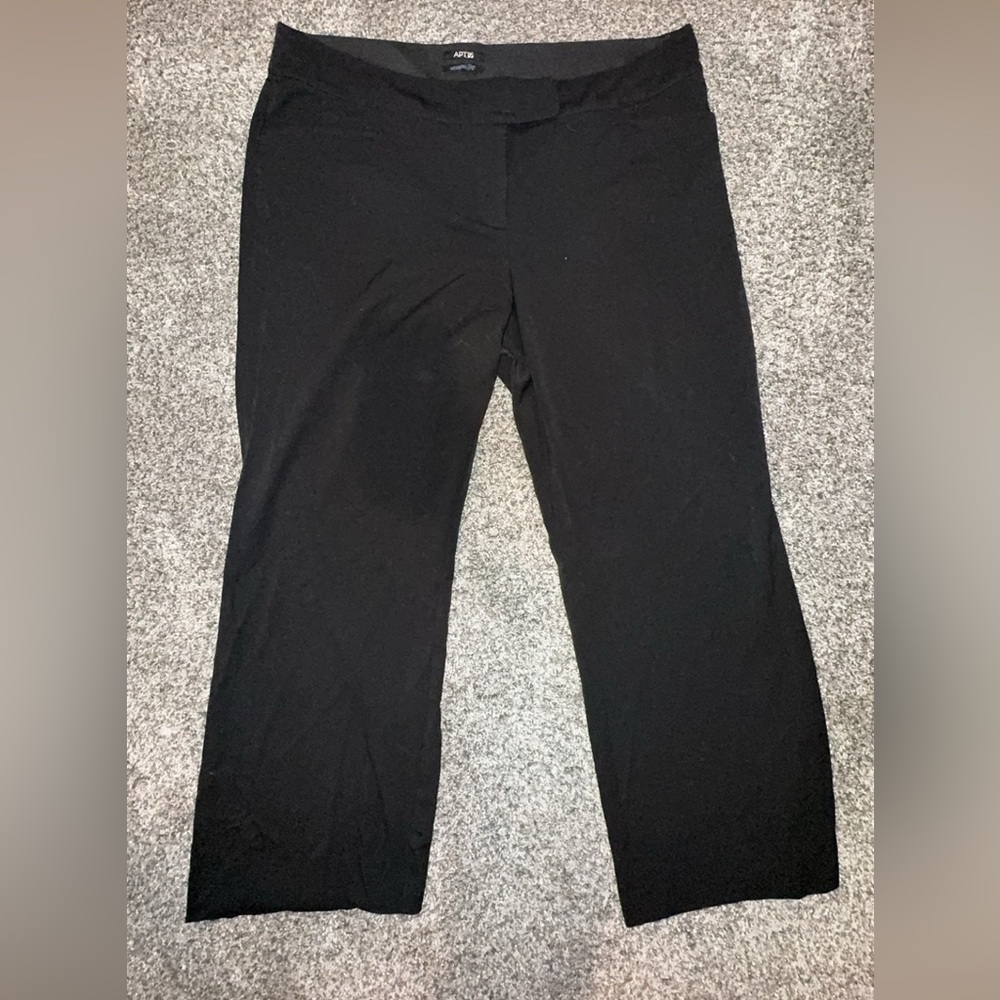 Women’s Plus Dress Pants Apt 9 20w black